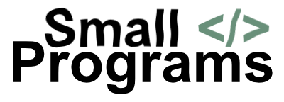 Small Programs